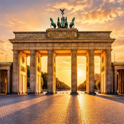 Brandenburg Gate in Berlin, Germany